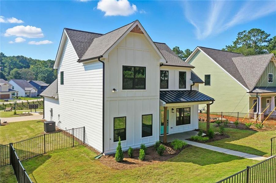 Front exterior of a new home in , Emerson, GA, highlighting curb appeal (Image 18). Front exterior of a new home in , Emerson, GA, highlighting curb appeal (Image 18).