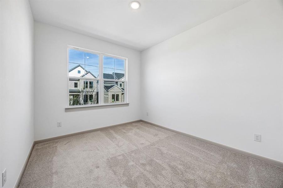 You'll find nicely sized secondary bedrooms in our Emmeline plan.