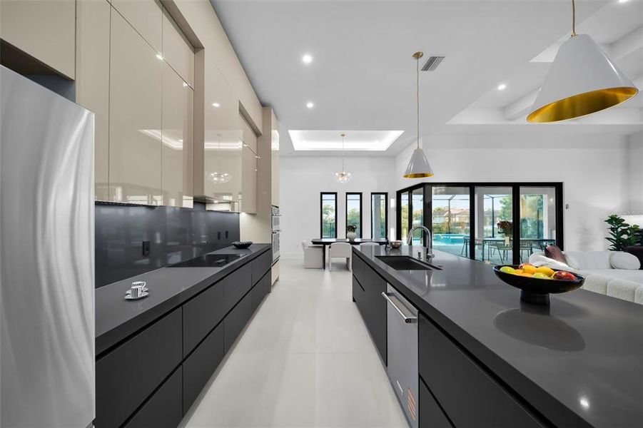 Furnished interior view inside a new home in , Cape Coral (Image 14).