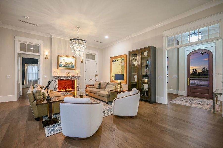 Furnished interior view inside a new home in , Palmetto (Image 39).