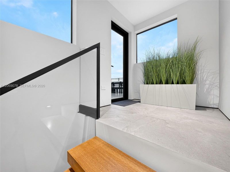Furnished interior view inside a new home in , Miami (Image 5).