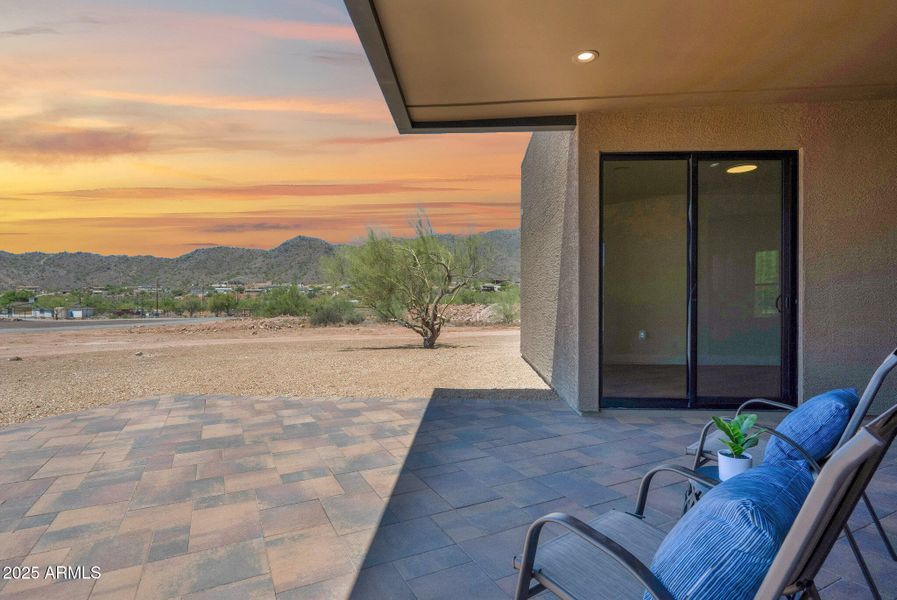 Covered Patio with Views