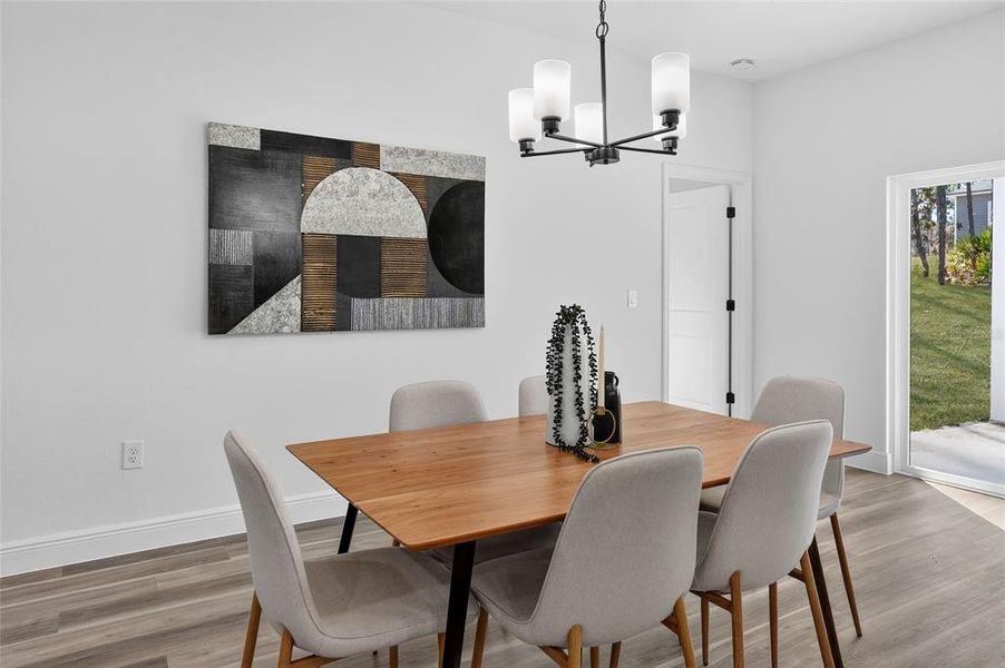 Furnished interior view inside a new home in , Citrus Springs (Image 8).