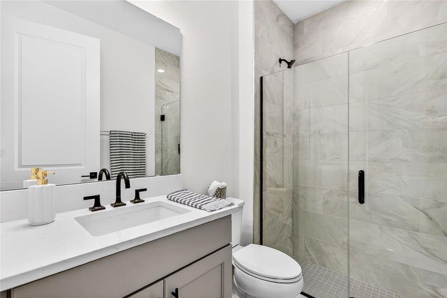 Furnished interior view inside a new home in , Sanford (Image 42).