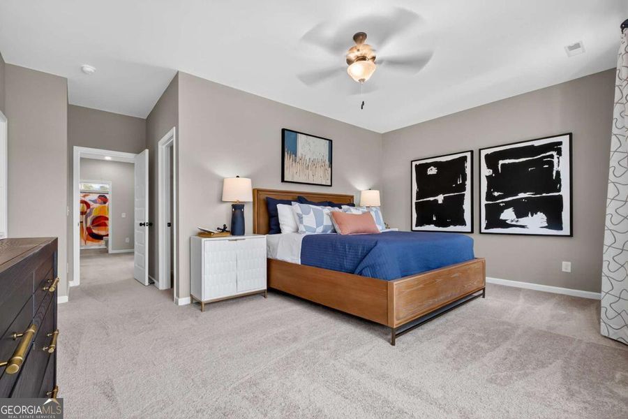 Furnished interior view inside a new home in Trellis Park, Hampton (Image 30). Furnished interior view inside a new home in Trellis Park, Hampton (Image 30).