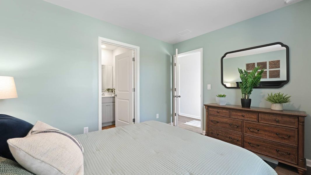 Furnished interior view inside a new home in The Timbers, Harleyville (Image 25).