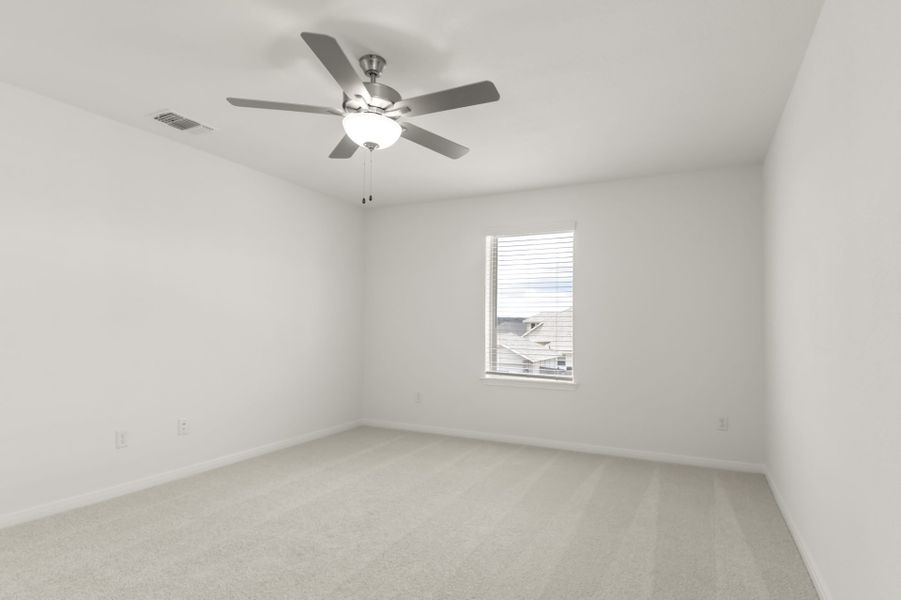 Spacious, unfurnished interior of a new home in Blanco Vista, San Marcos (Image 43).