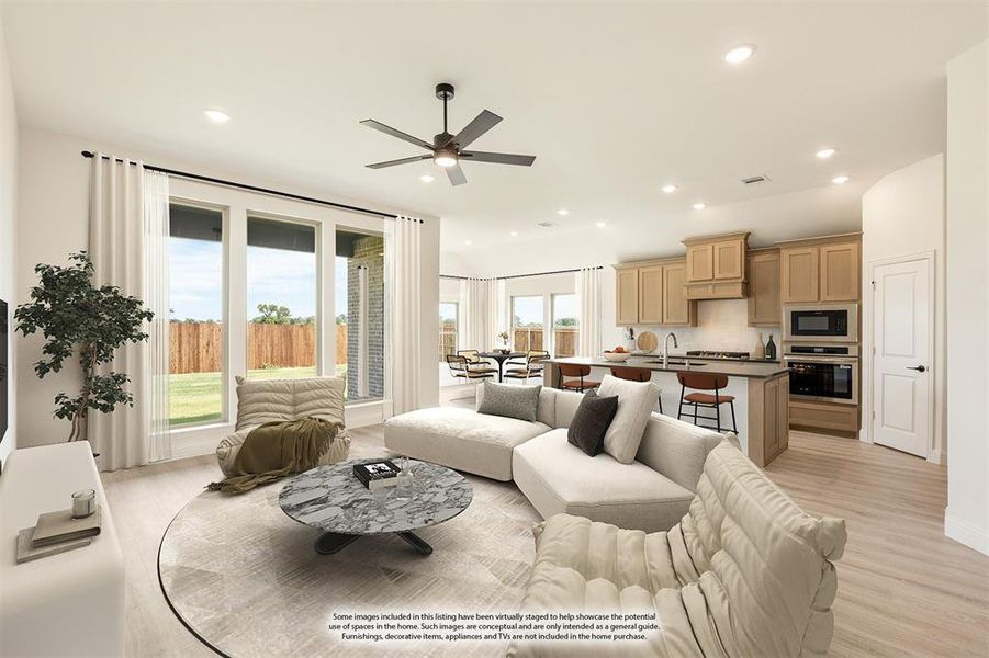 Furnished interior view inside a new home in Waverly Estates, Josephine (Image 15).