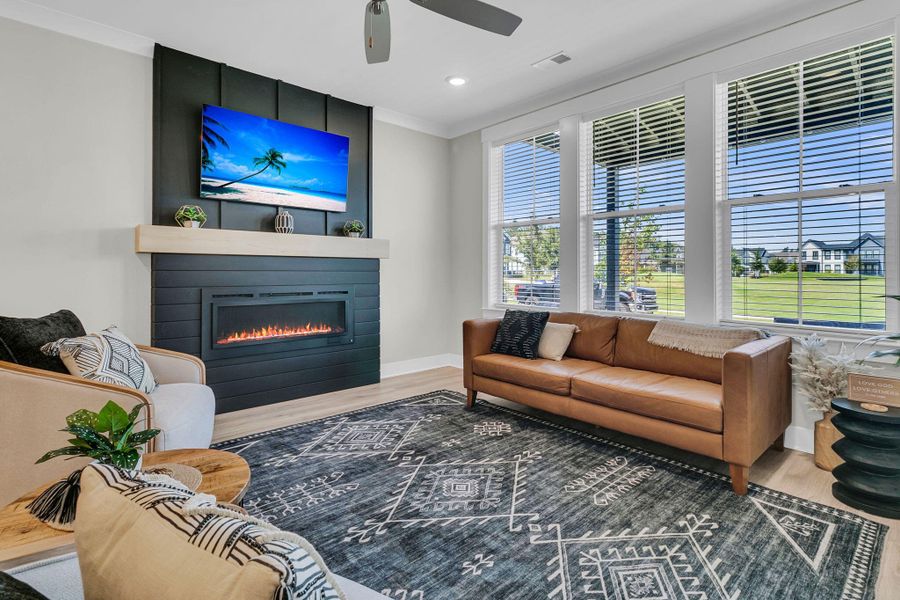 Furnished interior view inside a new home in , Summerville (Image 34).
