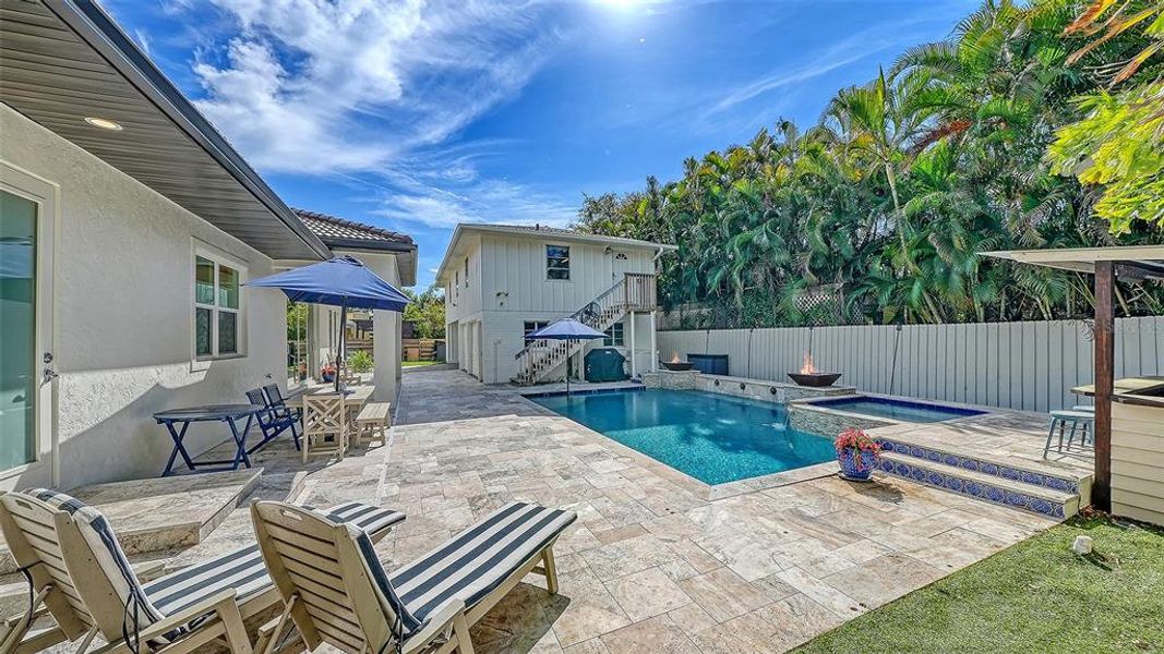 Exterior details and patio area of a home in , Sarasota (Image 33).