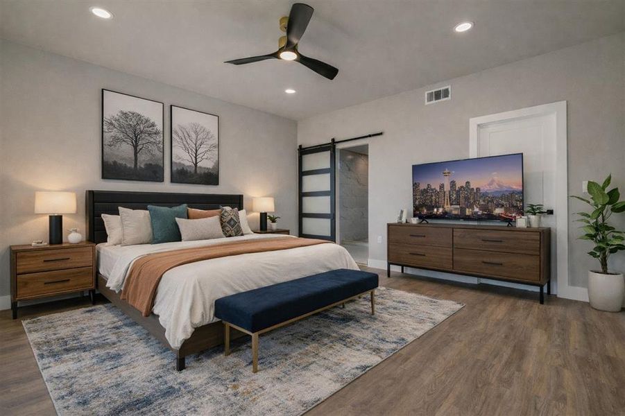 Furnished interior view inside a new home in , Weatherford (Image 8).