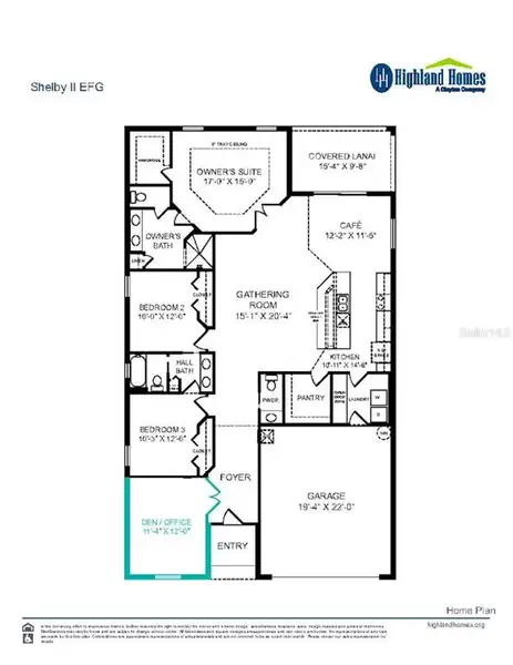 2D floor plan layout of this home in Bellaviva, Auburndale, FL (Image 2).