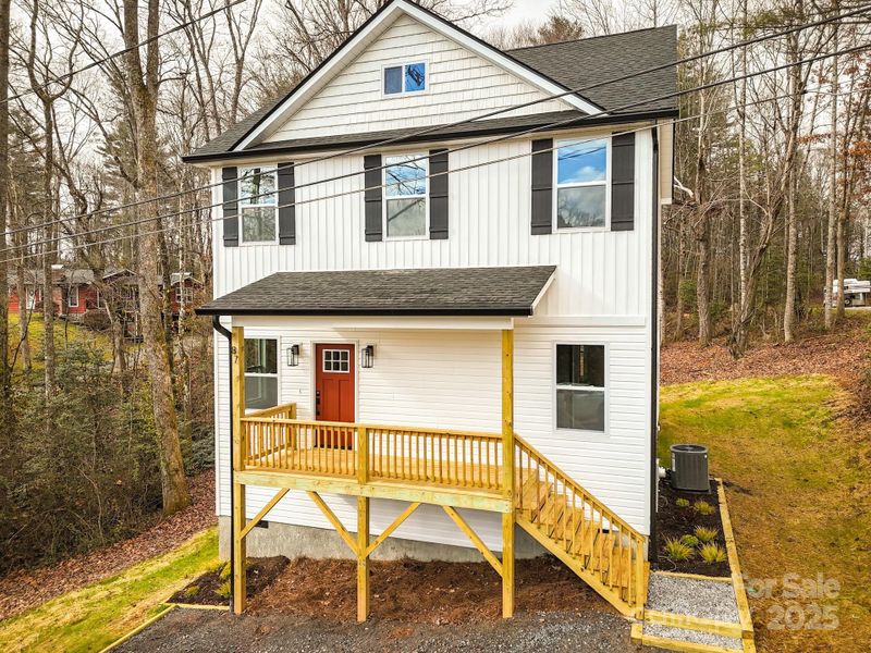 Exterior details and patio area of a home in , Pisgah Forest (Image 27). Exterior details and patio area of a home in , Pisgah Forest (Image 27).