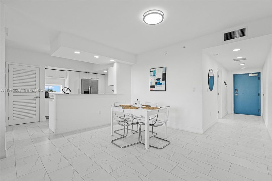 Furnished interior view inside a new home in , Hollywood (Image 9).