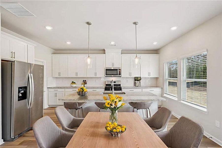 Furnished interior view inside a new home in Harmony Manor, Fairburn (Image 12).