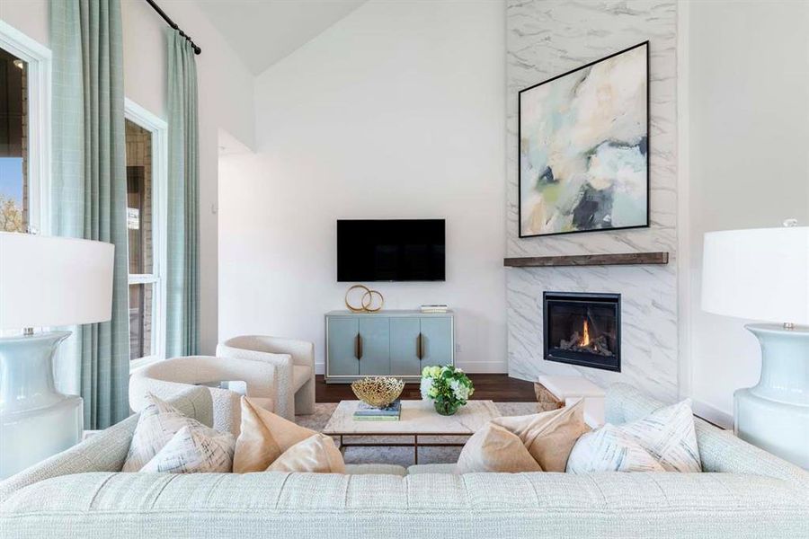 Furnished interior view inside a new home in Gateway Village - The Reserve, Denison (Image 14).