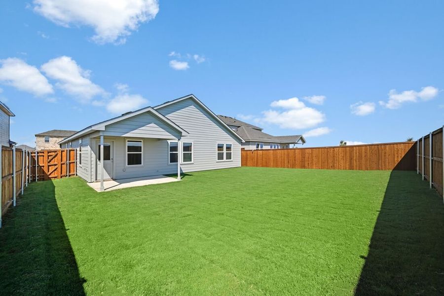 Exterior details and patio area of a home in River Ridge, Crandall (Image 2). Exterior details and patio area of a home in River Ridge, Crandall (Image 2).