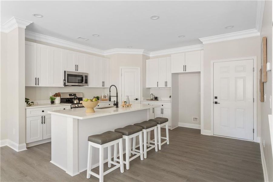 Furnished interior view inside a new home in , Atlanta (Image 9).