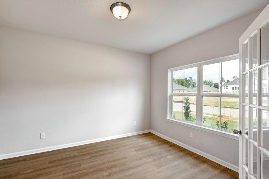 The Davenport II- Study with French Doors. Sample floor plan photo used for illustrative purposes only. Upgrades, selections options, and colors will vary. The Davenport II- Study with French Doors. Sample floor plan photo used for illustrative purposes only. Upgrades, selections options, and colors will vary.