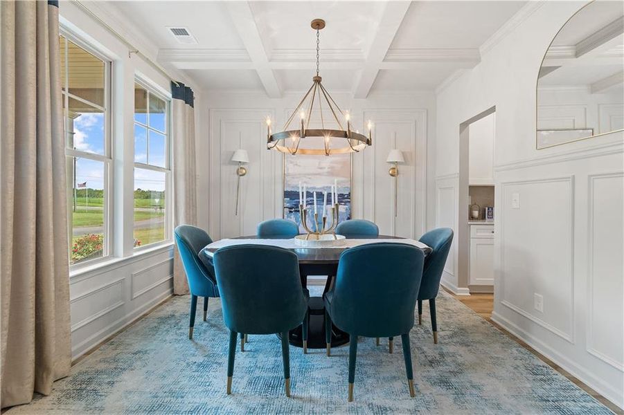 Furnished interior view inside a new home in Riverbend Overlook, Fayetteville (Image 13).