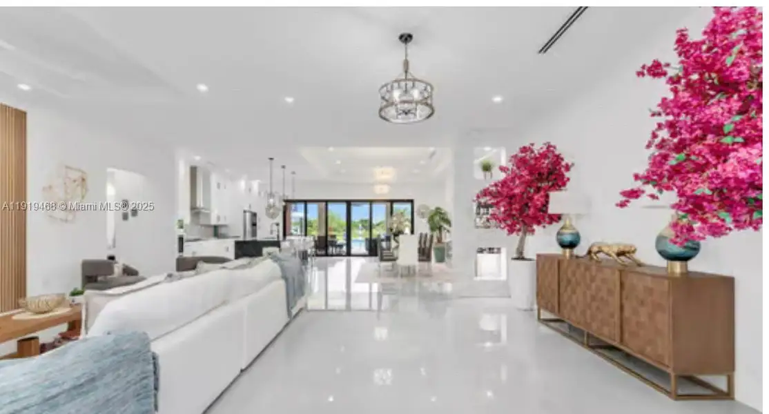 Furnished interior view inside a new home in , Miami (Image 5).