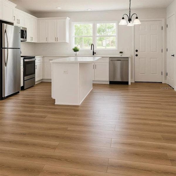 Spacious, unfurnished interior of a new home in , Belleview (Image 45).