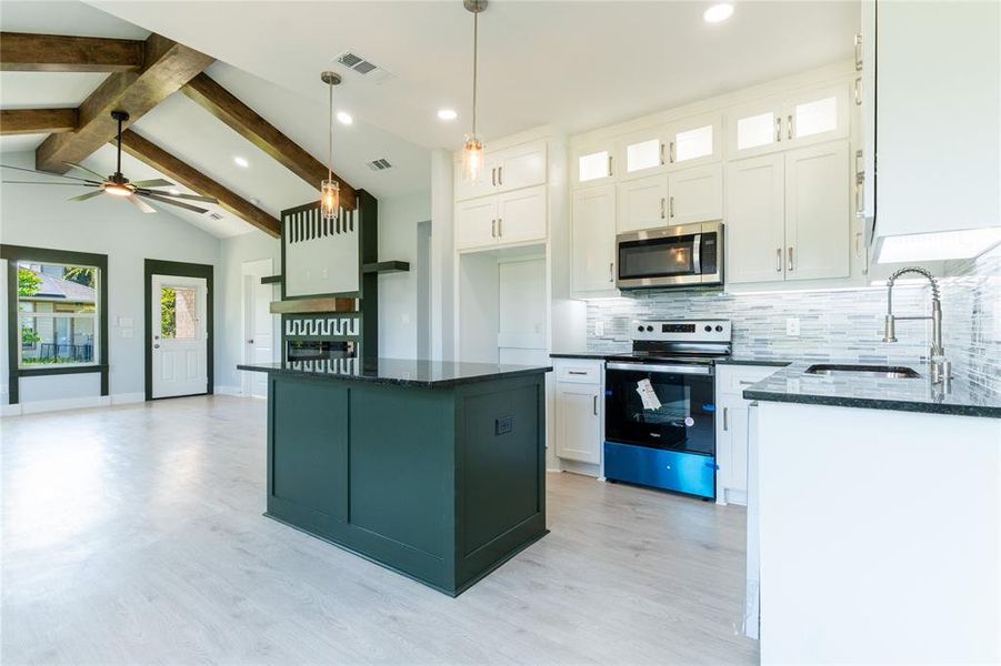 Furnished interior view inside a new home in , Gun Barrel City (Image 10). Furnished interior view inside a new home in , Gun Barrel City (Image 10).