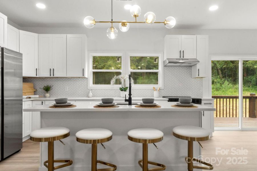 Furnished interior view inside a new home in , Dallas (Image 11). Furnished interior view inside a new home in , Dallas (Image 11).