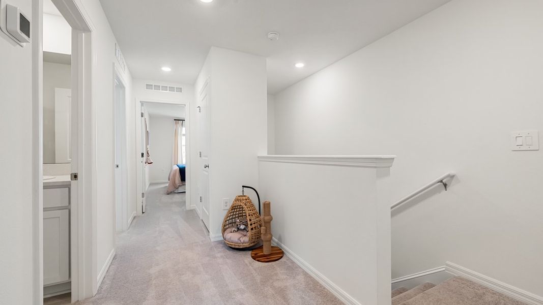 Representative furnished interior of a home built from the Marigold by Taylor Morrison in The Towns at Firethorn, Parrish (Image 12).