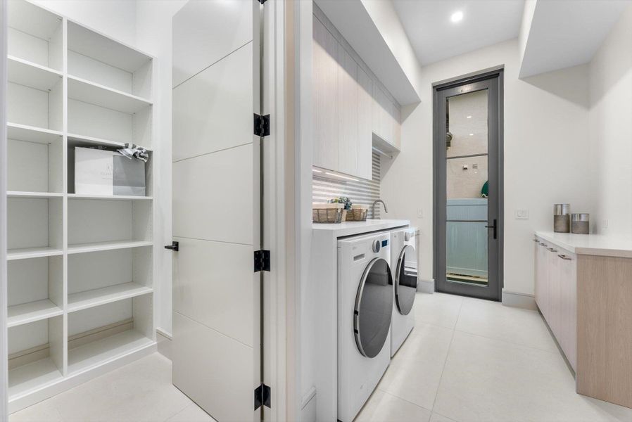 Furnished interior view inside a new home in , Delray Beach (Image 8). Furnished interior view inside a new home in , Delray Beach (Image 8).