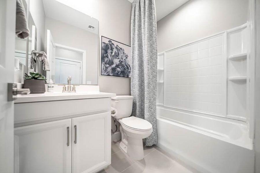 Representative furnished interior of a home built from the CC-RM1 by Taylor Morrison in Parkside Villas Collection, Avondale (Image 20).