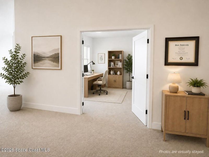 Furnished interior view inside a new home in St. John's Preserve, Palm Bay (Image 14).