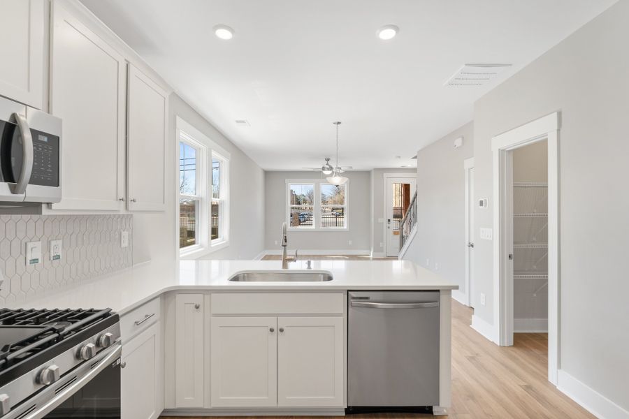 Representative furnished interior of a home built from the Holland by Hunter Quinn Homes in Victor Park, Greer (Image 9).