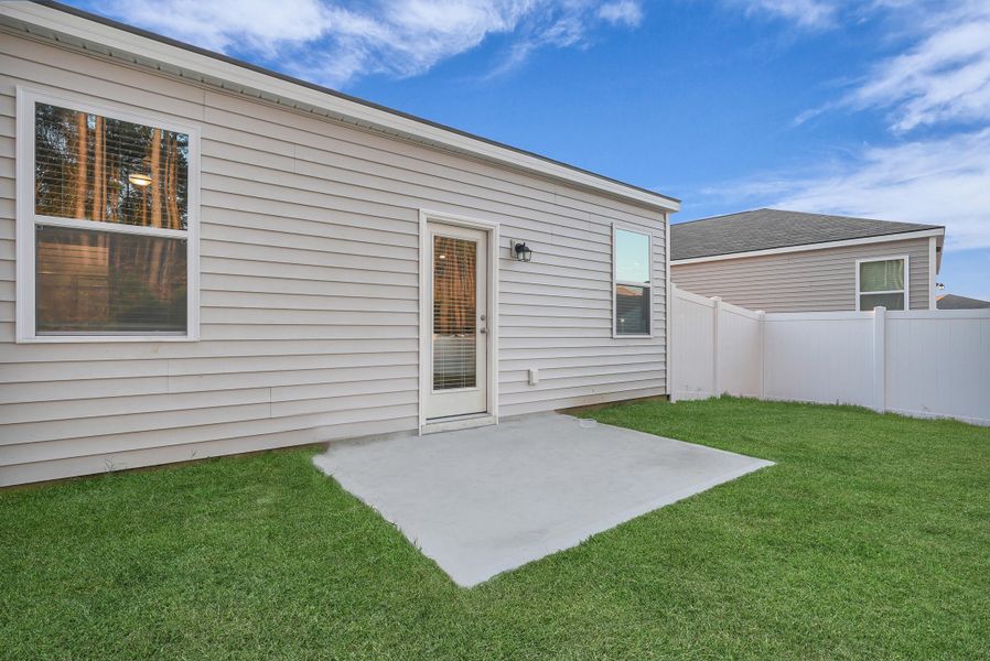 Exterior details and patio area of a home in , Ridgeland (Image 26). Exterior details and patio area of a home in , Ridgeland (Image 26).
