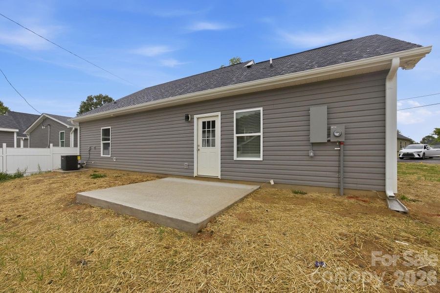 Exterior details and patio area of a home in , Charlotte (Image 16).