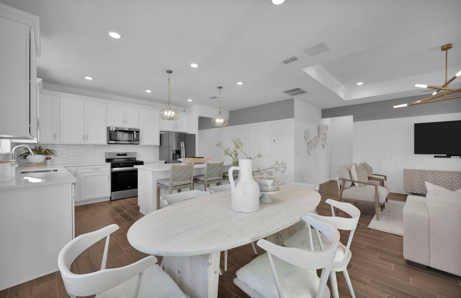 Representative furnished interior of a home built from the Highgate by Pulte Homes in Seminole Palms, Palm Coast (Image 15).