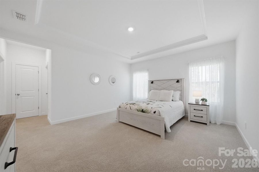 Furnished interior view inside a new home in , Newton (Image 19).