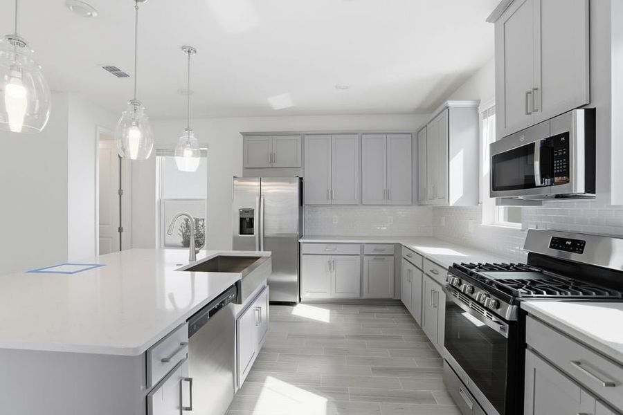 Furnished interior view inside a new home in Center Lake Ranch Community Group Page, St. Cloud (Image 7). Furnished interior view inside a new home in Center Lake Ranch Community Group Page, St. Cloud (Image 7).