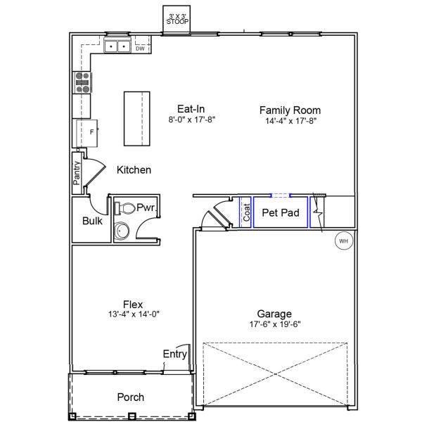 2D floor plan layout of this home in Richmond Hill, Inman, SC (Image 2). 2D floor plan layout of this home in Richmond Hill, Inman, SC (Image 2).