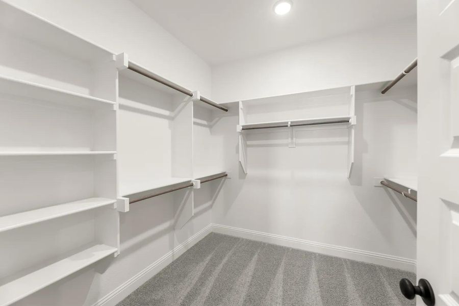 The Cyrus B Primary Suite Closet The Cyrus B Primary Suite Closet