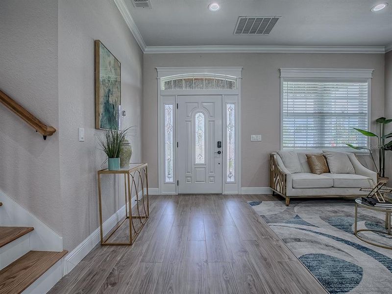 Furnished interior view inside a new home in , Oxford (Image 27).