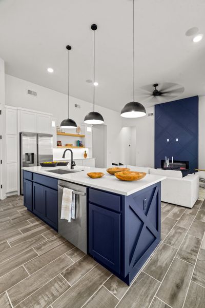 Furnished interior view inside a new home in Verdancia, El Paso (Image 17).