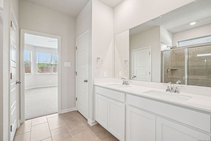 Furnished interior view inside a new home in Remington Ranch, San Antonio (Image 18). Furnished interior view inside a new home in Remington Ranch, San Antonio (Image 18).