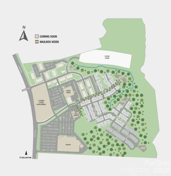 Terraces at the Exchange Site Map