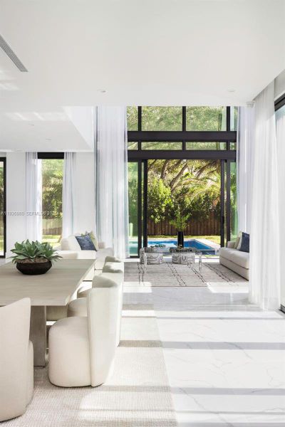 Furnished interior view inside a new home in , South Miami (Image 16).