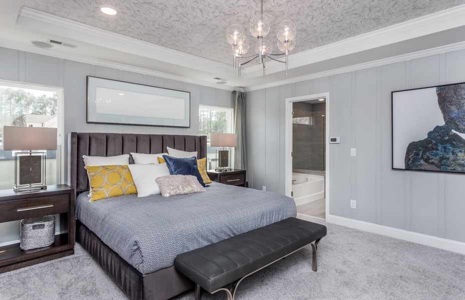 Furnished interior view inside a new home in Cannon Run, Concord (Image 14).