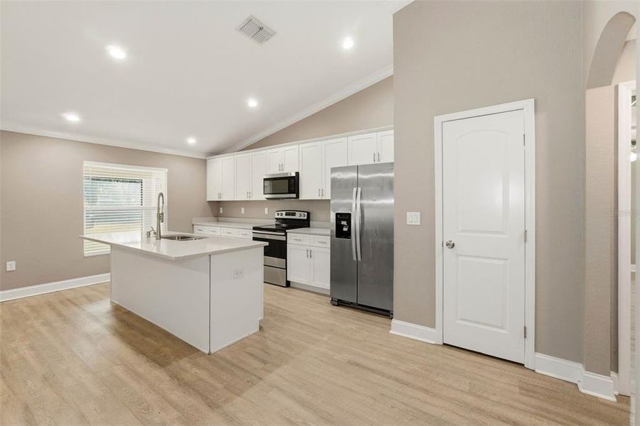Furnished interior view inside a new home in , Lakeland (Image 6). Furnished interior view inside a new home in , Lakeland (Image 6).