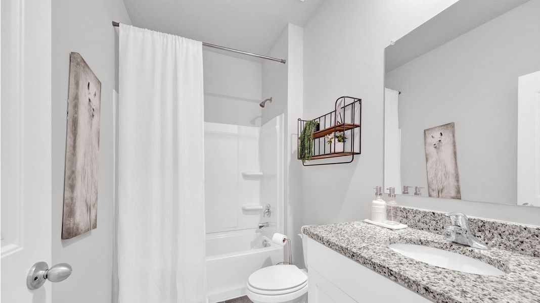 Furnished interior view inside a new home in Riggs Pointe, Millington (Image 29).