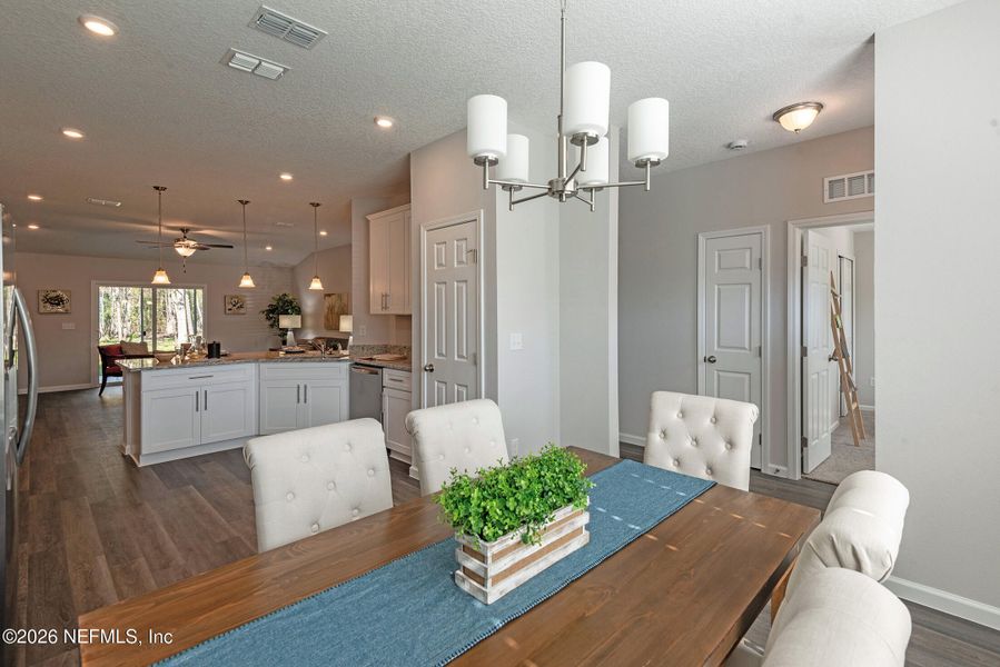 Furnished interior view inside a new home in , Jacksonville (Image 3).