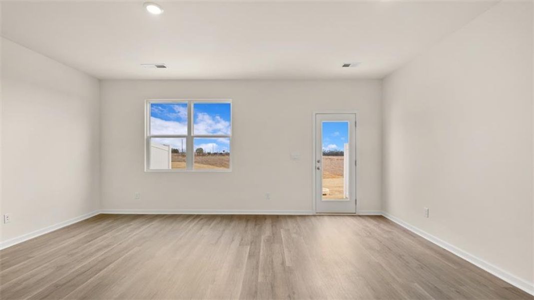 Spacious, unfurnished interior of a new home in The Gables at Agricultural Village, Perry (Image 11).